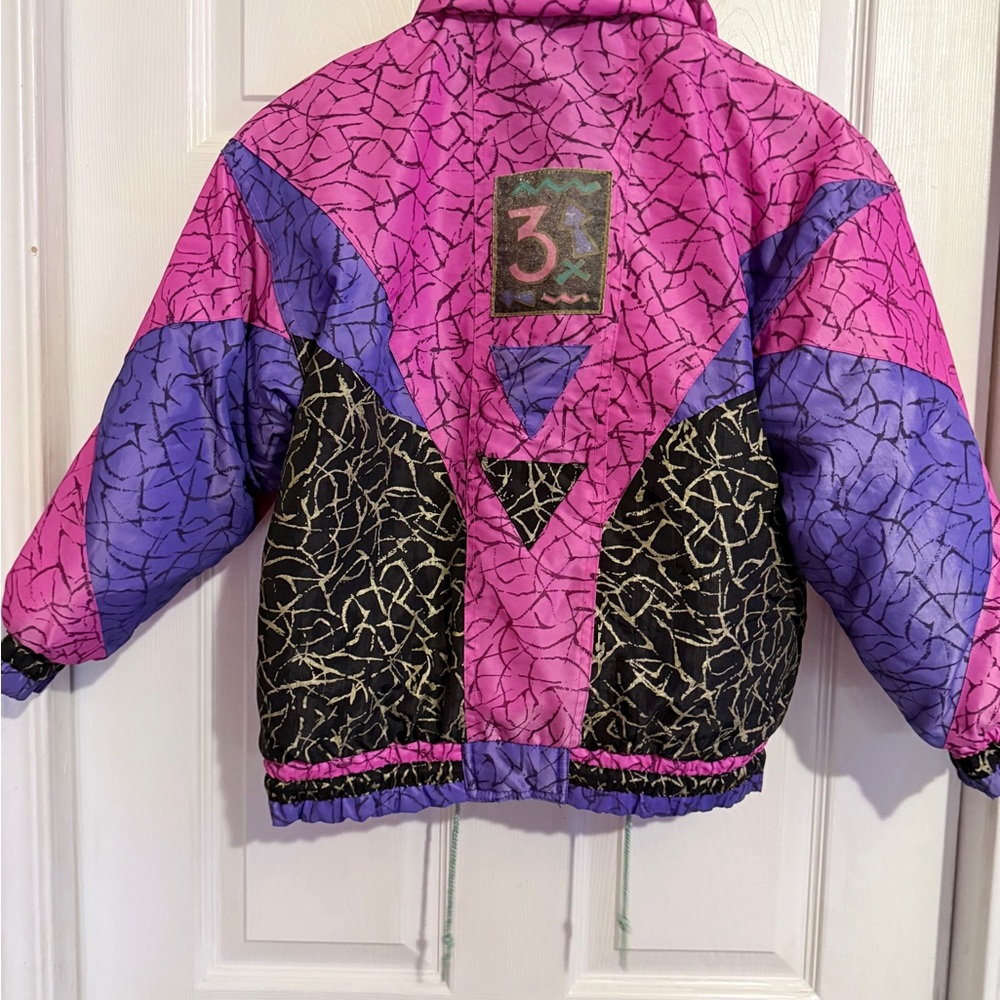 Vintage 1990’s London Fog Youth Colorblock Puffer Jacket - Picture 5 of 11
